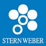 Stern Weber Logo quadratisch blau mit 4 gefüllten und 2 ungefüllten Kreisen als Logo, darunter Stern Weber Schriftzug